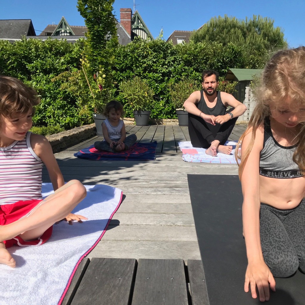 family yoga class